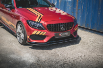 Mercedes AMG C43 Coupe C205 2016+ Racing Frontläpp / Frontsplitter + Splitters Maxton Design